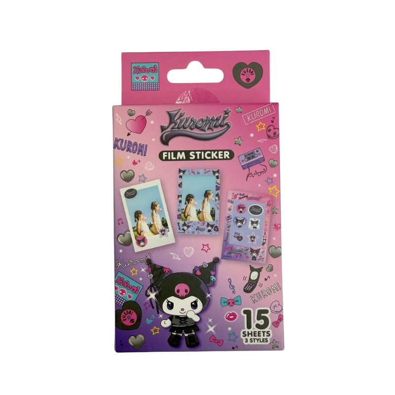 Animation Workshop Sanrio Instant Film Sticker (Kuromi)