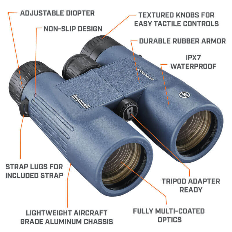 Bushnell H2O™ 8x42 Waterproof Binoculars (158042R)