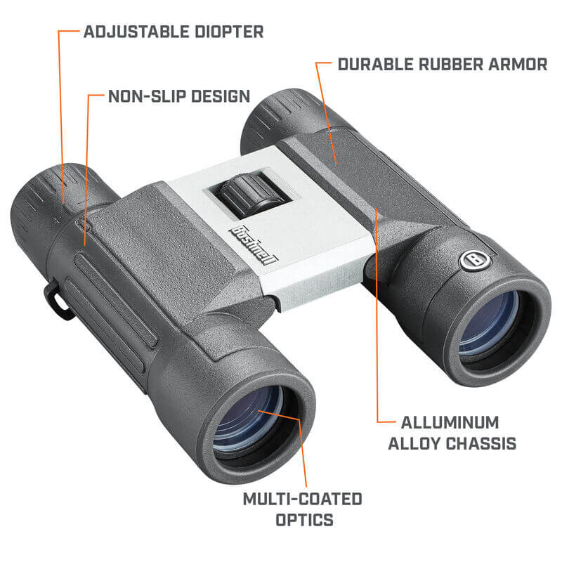 Bushnell PowerView 2 10x25 Binoculars (PWV1025)