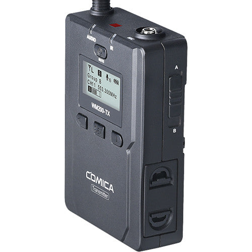 Comica 2-Person Camera-Mount Wireless Combo Microphone System (520 to 578 MHz) (CVM-WM200B) (Parallel Import)