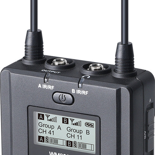 Comica 2-Person Camera-Mount Wireless Combo Microphone System (520 to 578 MHz) (CVM-WM200B) (Parallel Import)