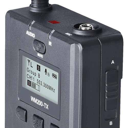 Comica 2-Person Camera-Mount Wireless Combo Microphone System (520 to 578 MHz) (CVM-WM200B) (Parallel Import)