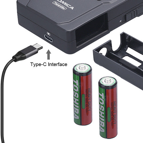 Comica 2-Person Camera-Mount Wireless Combo Microphone System (520 to 578 MHz) (CVM-WM200B) (Parallel Import)