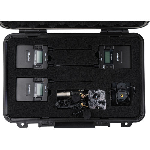 Comica 2-Person Camera-Mount Wireless Microphone System with Rechargeable Batterie (CVM-WM300A) (Parallel Import)