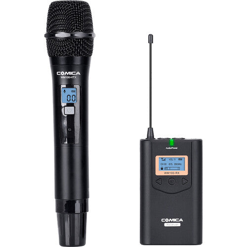 Comica Camera-Mount Wireless Handheld Microphone System (HTX+RX) (CVM-WM100H) (Parallel Import)