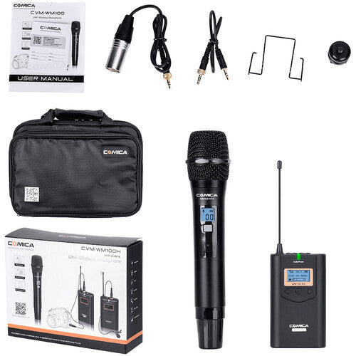 Comica Camera-Mount Wireless Handheld Microphone System (HTX+RX) (CVM-WM100H) (Parallel Import)