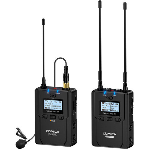 Comica Camera-Mount Wireless Omni Lavalier Microphone System (520 to 578 MHz) (CVM-WM200C) (Parallel Import)