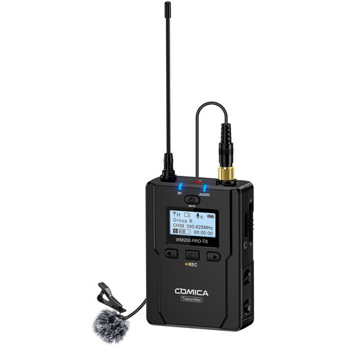 Comica Camera-Mount Wireless Omni Lavalier Microphone System (520 to 578 MHz) (CVM-WM200C) (Parallel Import)