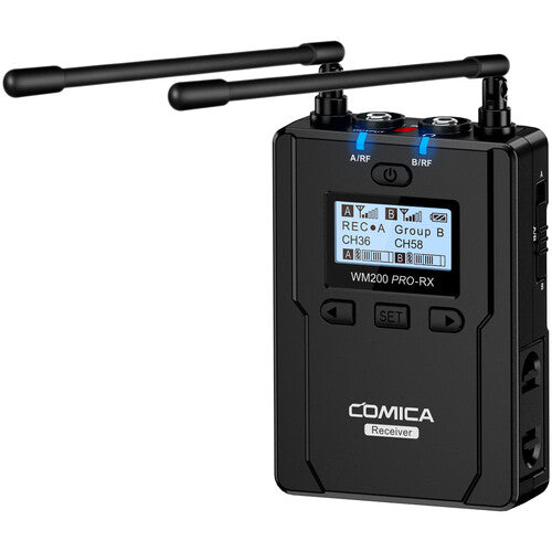 Comica Camera-Mount Wireless Omni Lavalier Microphone System (520 to 578 MHz) (CVM-WM200C) (Parallel Import)