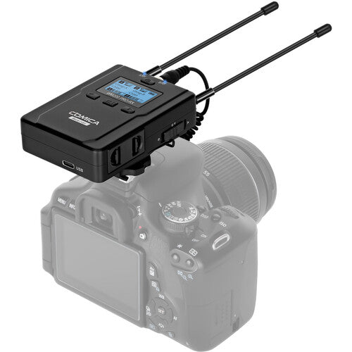 Comica Camera-Mount Wireless Omni Lavalier Microphone System (520 to 578 MHz) (CVM-WM200C) (Parallel Import)
