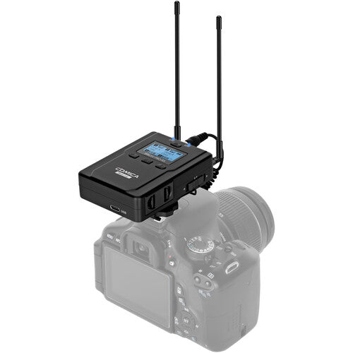 Comica Camera-Mount Wireless Omni Lavalier Microphone System (520 to 578 MHz) (CVM-WM200C) (Parallel Import)