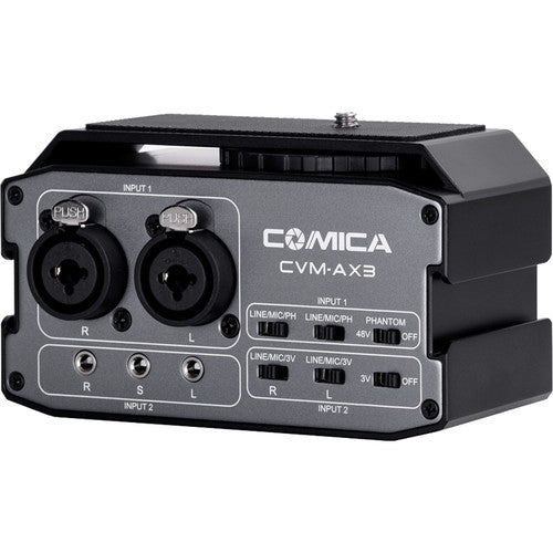 Comica 雙通道音頻混音器 (適用於DSLR) (CVM-AX3) (平行進口)
