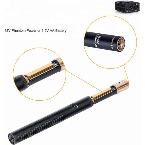Comica Supercardioid Condenser Shotgun Microphone (CVM-VP2) (Parallel Import)