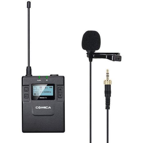 Comica Wireless Bodypack Transmitter with Omni Lavalier Microphone (520 to 578 MHz) (CVM-WM300TX) (Parallel Import)