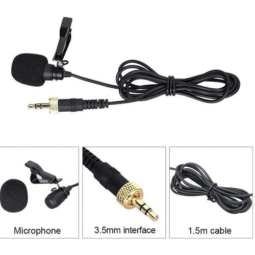 Comica Wireless Bodypack Transmitter with Omni Lavalier Microphone (520 to 578 MHz) (CVM-WM300TX) (Parallel Import)