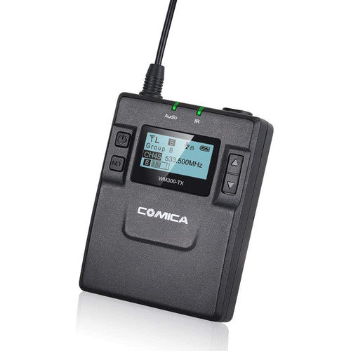 Comica Wireless Bodypack Transmitter with Omni Lavalier Microphone (520 to 578 MHz) (CVM-WM300TX) (Parallel Import)