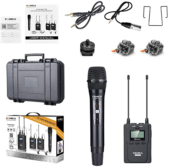 Comica Wireless Microphone UHF (CVM-WM200D) (Parallel Import)