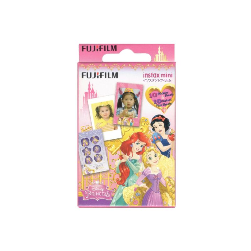 Fujifilm instax mini Instant Film with Stickers (Disney Princess) (Exp Date 04/2025)