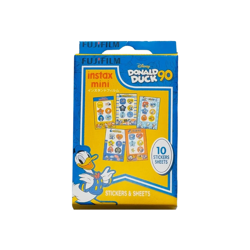 Fujifilm instax mini Instant Film with Stickers (Disney Donald Duck 90th Anniversary)