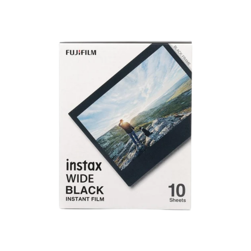 Fujifilm instax WIDE Instant Film (Black) (Expired: 05/2028)