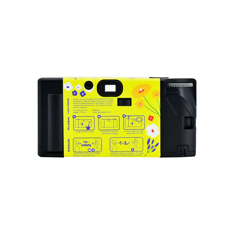 Retocolor Blossom 400 35mm Disposable Film Camera with 27 exposures