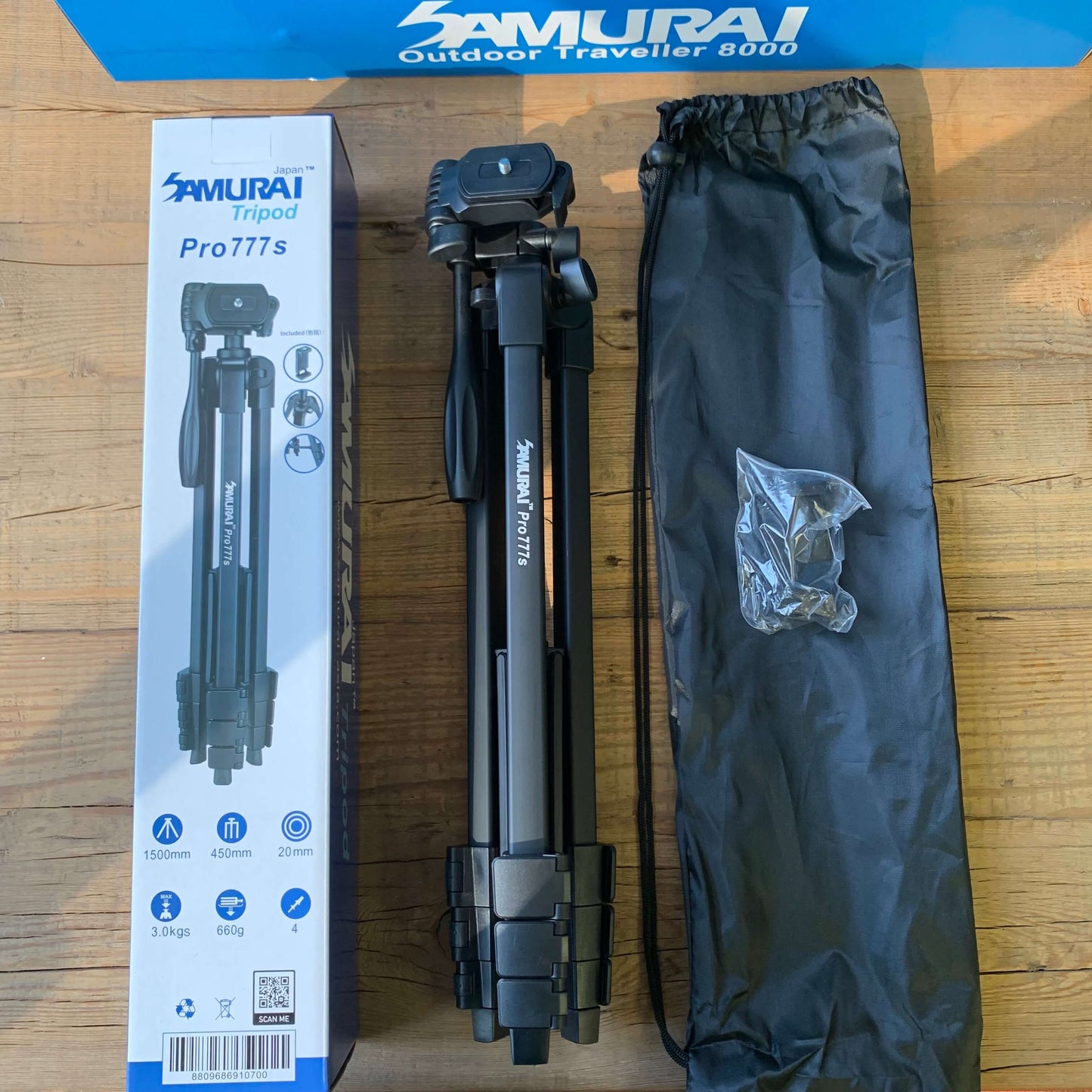 Samurai 新武士 Pro 777S 三腳架 (連手機支架)