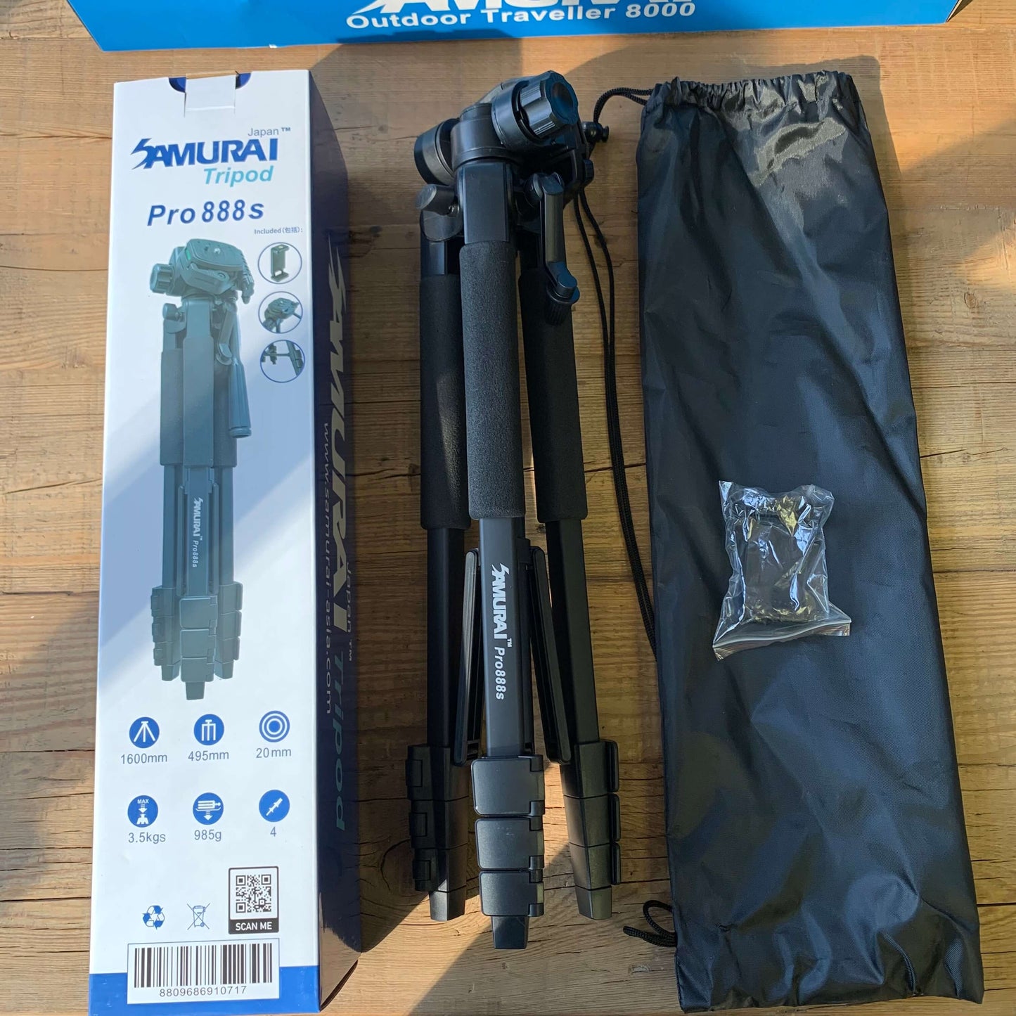 Samurai 新武士 Pro 888S 三腳架 (連手機支架)