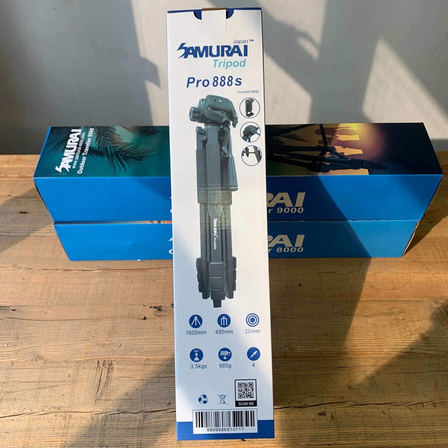 Samurai 新武士 Pro 888S 三腳架 (連手機支架)