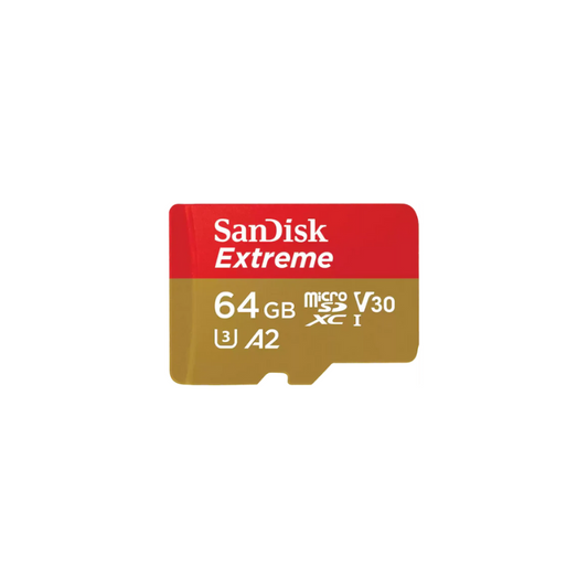 SanDisk Extreme MicroSD Card 64GB (SDSQXAH-064G-GN6MN)