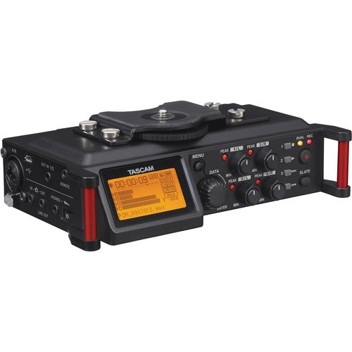 TASCAM DR-70D 6輸入/4軌多軌現場錄音機連全向麥克風 (平行進口)