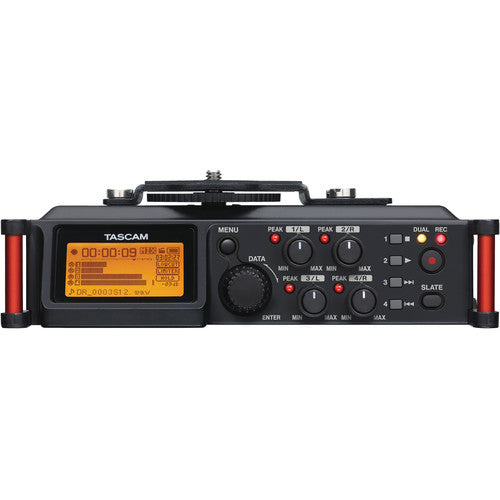 TASCAM DR-70D 6輸入/4軌多軌現場錄音機連全向麥克風 (平行進口)