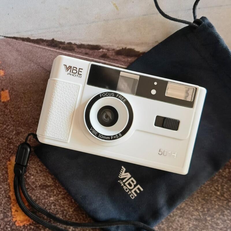 VIBE Photo 德國 501H 24x36mm 復古風半格菲林相機 (白色) (平行進口)