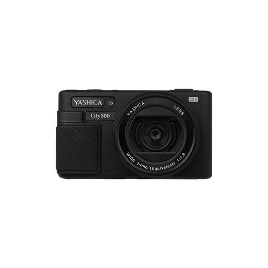 YASHICA City 300 數碼相機(黑色)附送 QuickFlash 相機閃光燈 (原裝行貨)