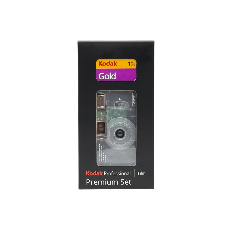 Kodak Professional Premium Set (ColorMax Reusable Film Camera & Film) (Authorized Goods)