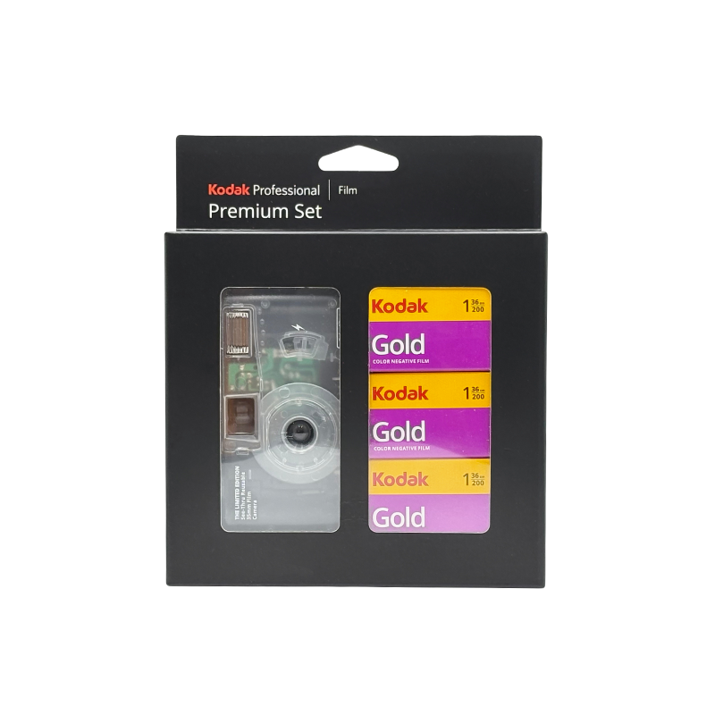 Kodak Professional Premium Set (ColorMax Reusable Film Camera & Film) (Authorized Goods)