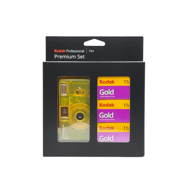 Kodak Professional Premium Set (ColorMax Reusable Film Camera & Film) (Authorized Goods)
