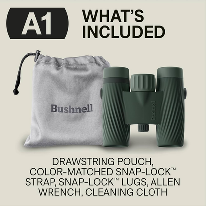 BUSHNELL A1 Compact Waterproof Binoculars 8x25 (A1-825CG)