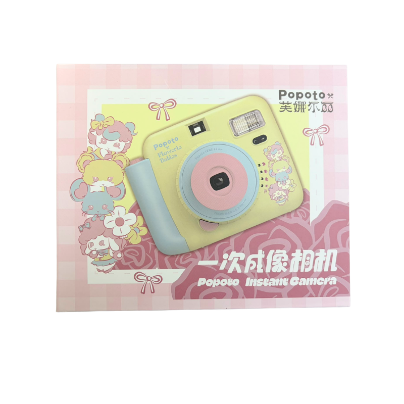 Popoto instant Film camera mini FLOWERIE BABIE SET (Authorized Goods)