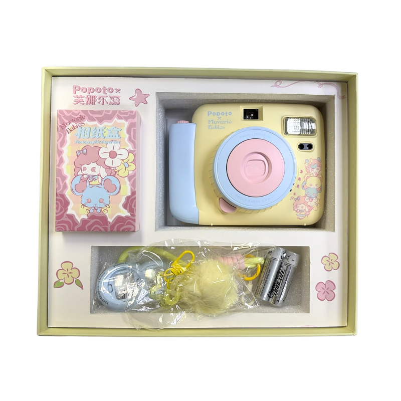 Popoto instant Film camera mini FLOWERIE BABIE SET (Authorized Goods)