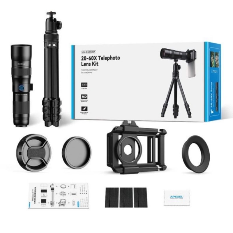 APEXEL APL- T20-60XJJ029 Telephoto Lens Kit User Manual (Authorized Goods)