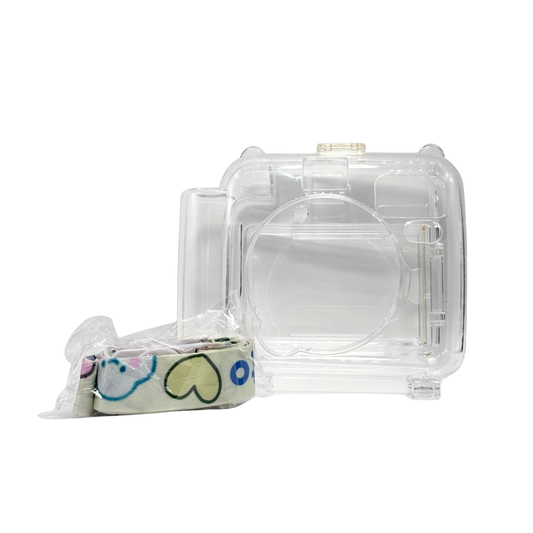 POPOTO Clear Crystal Case & Camera strap