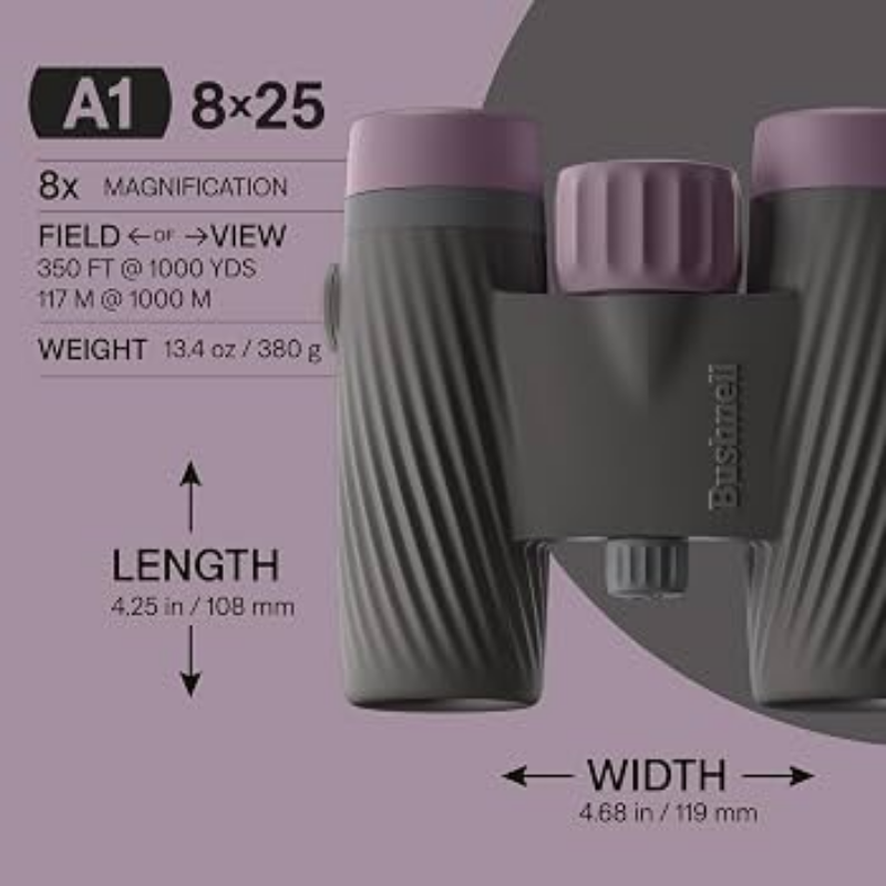 BUSHNELL A1 Compact Waterproof Binoculars 8x25 (A1-825PP)