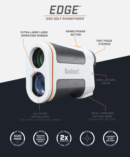 Bushnell EDGE Disc Golf Laser Rangefinder (DG850SBL)