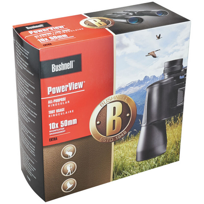 Bushnell PowerView 10x50 Binoculars (131056)