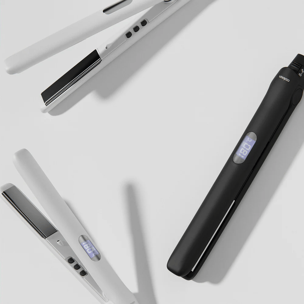 Cattale x Coolean CL610 Korean Temperature-Controlled Negative Ions Hair Straightener and Curling Iron (Authorized Goods)