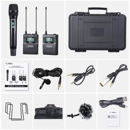 Comica 2-Person Camera-Mount Wireless Combo Microphone System (520.0 to 578.5 MHz) (CVM-WM300B)