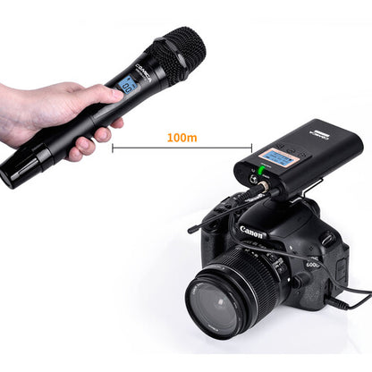 Comica Camera-Mount Wireless Handheld Microphone System (HTX+RX) (CVM-WM100H)