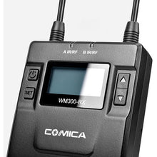 Load image into Gallery viewer, Comica Camera-Mount Wireless Microphone System with Rechargeable Batteries (520 to 578 MHz) (CVM-WM300C)
