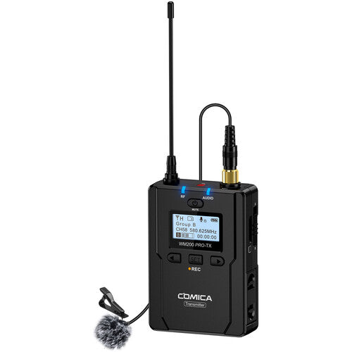 Comica Camera-Mount Wireless Omni Lavalier Microphone System (520 to 578 MHz) (CVM-WM200C)