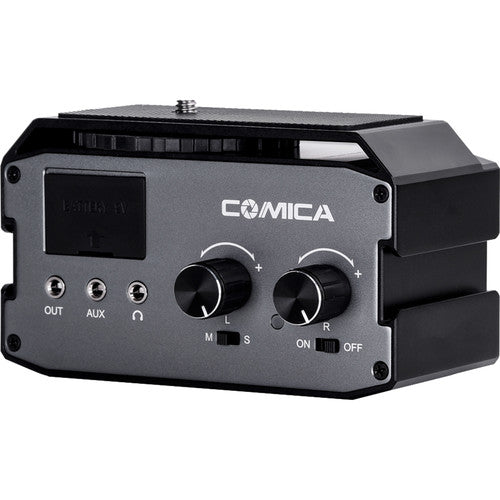 Comica 雙通道音頻混音器 (適用於DSLR) (CVM-AX3)
